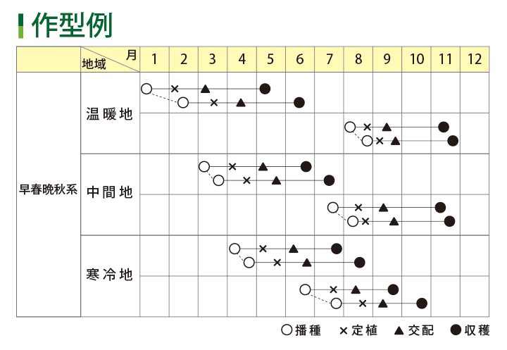作型表
