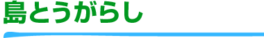 島とうがらし