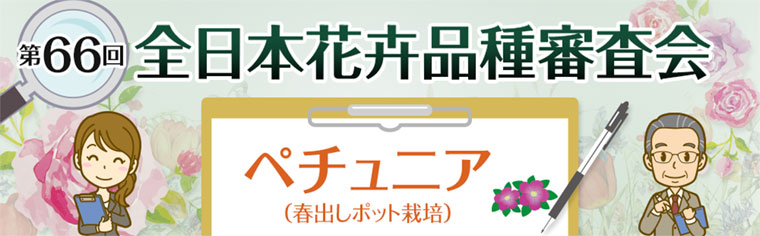 第66回 全日本花卉品種審査会 ペチュニア 第66回 全日本花卉品種審査会 ペチュニア