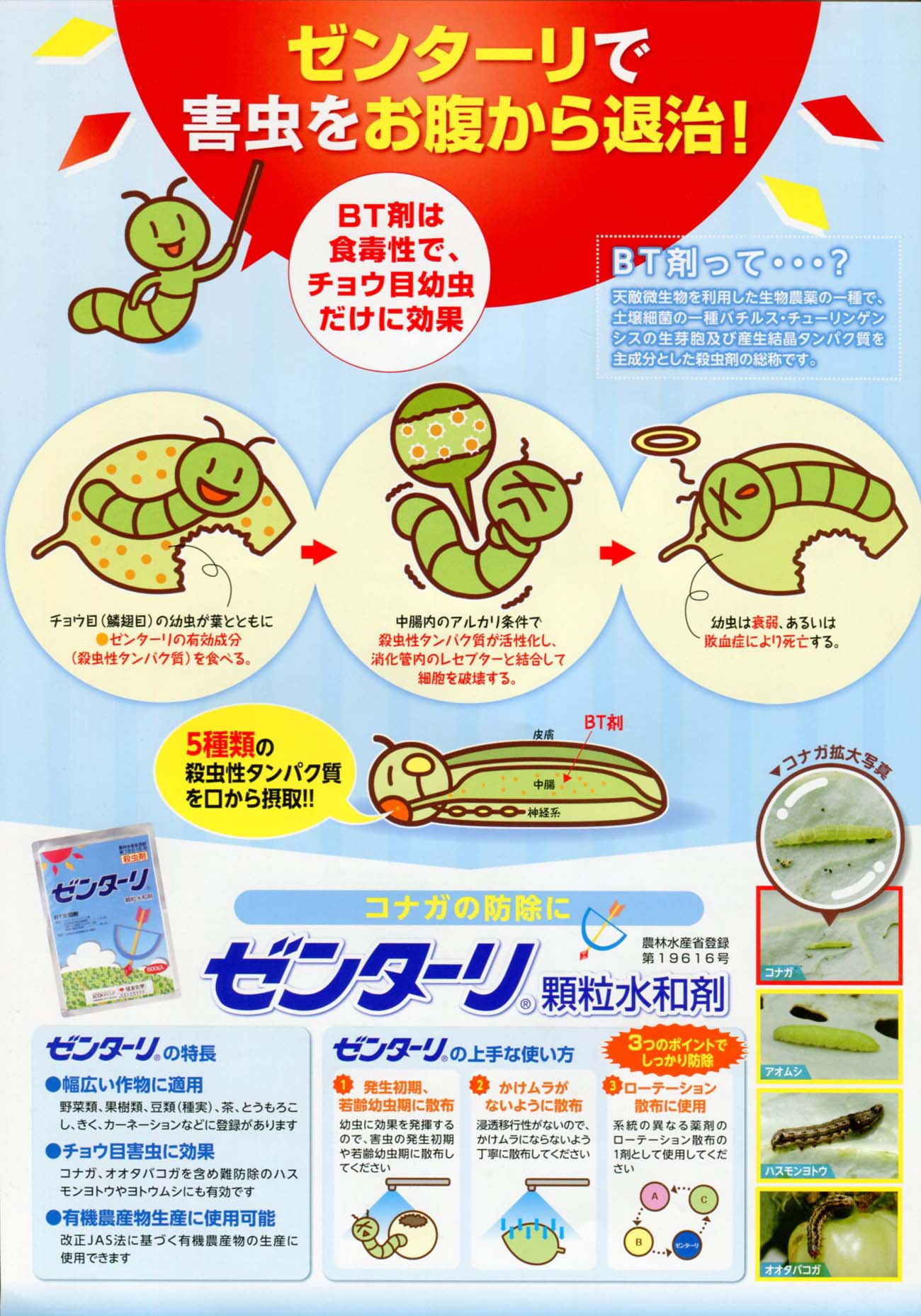 ゼンターリ顆粒水和剤[殺虫剤]